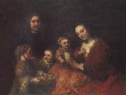 REMBRANDT Harmenszoon van Rijn Family Group china oil painting reproduction